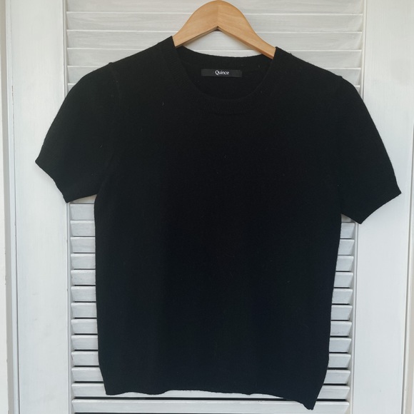 Quince Mongolian Cashmere Tee - Picture 2 of 4